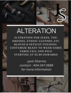 Jyothi's Stitching and Alteration services Orlando